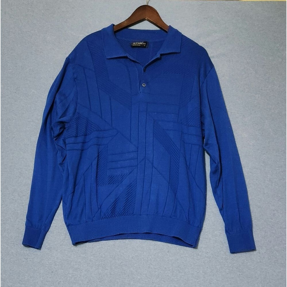 St Croix Assymetrical Long Sleeved Sweater. Size L